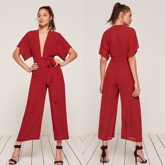 reformation swiss jumpsuit